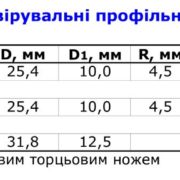 фрезы гравировальные профильные 7